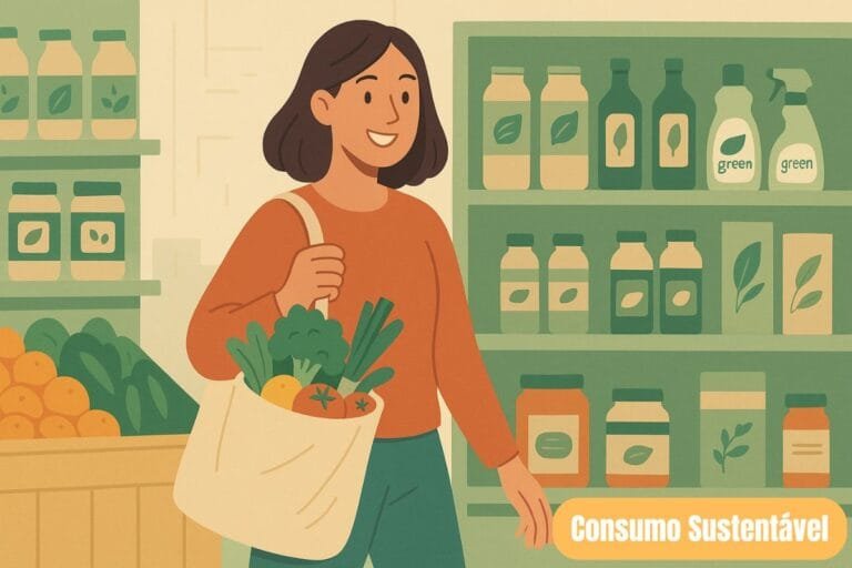 Leia mais sobre o artigo Dicas de Consumo Sustentável para Economizar nas Compras
