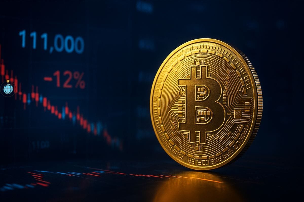 No momento, você está visualizando Investidores atentos: Bitcoin negocia em US$ 111.000 e está 12% abaixo do topo